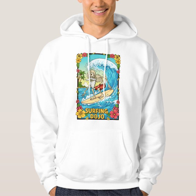 Skeleton Surfer Series! Hoodie (Framsida)