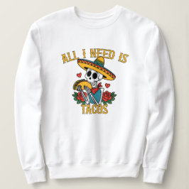 Skeleton Taco Älskare T Shirt