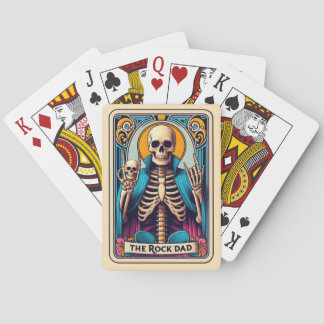 Skeleton-Tarot-kortet i Sten, Fars dag, funny Casinokort