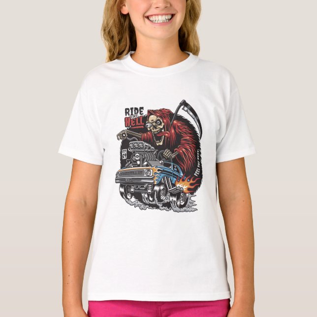 Skeleton tävla t shirt (Framsida)