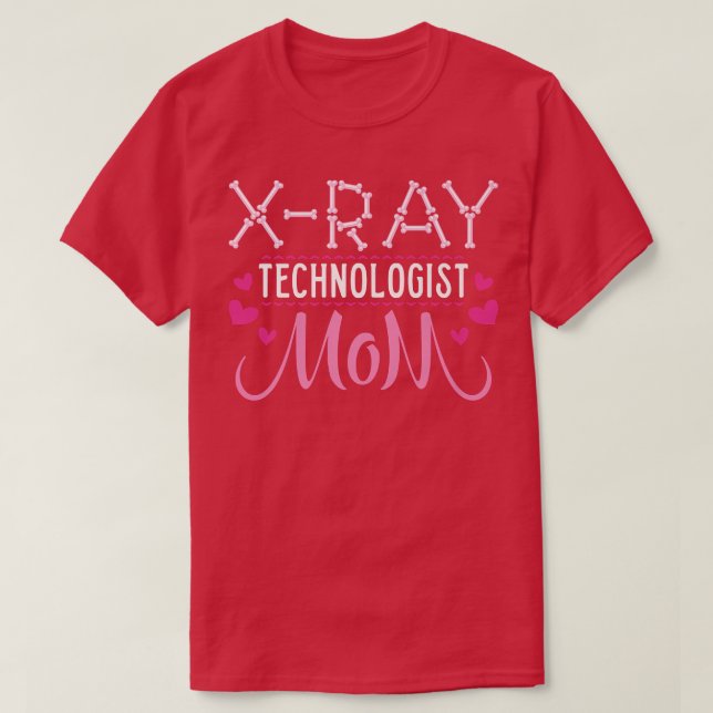Skeleton Tech Radiology Technician Xray Radiologis T Shirt (Design framsida)