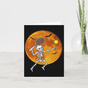 Skeleton Tennis Halloween Racket Ll Kort