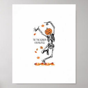Skeleton Tis säsong för pilaternas meditation Hal Poster
