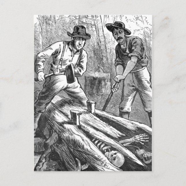 "Skeleton Träd" vykort (Framsida)