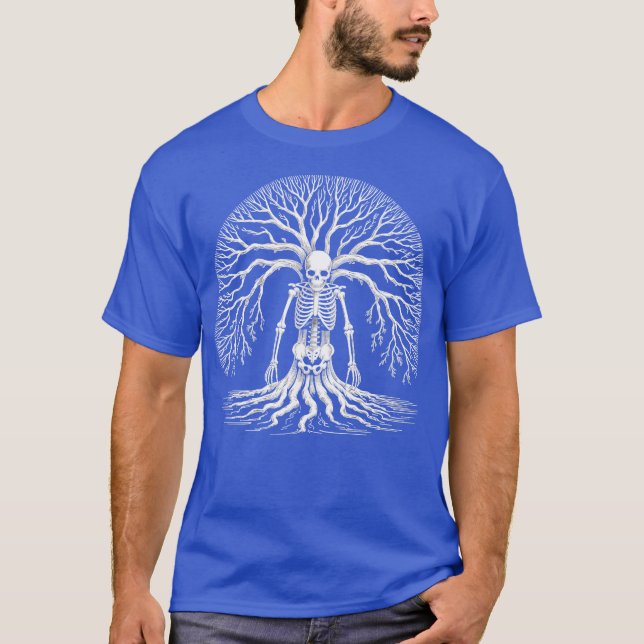 Skeleton Tree T Shirt (Framsida)