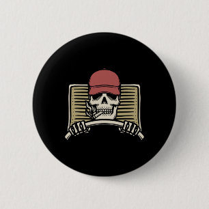 Skeleton Trucker Lazy Halloween Costume Skull Truc Knapp