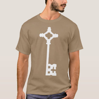 Skeleton Victorian Nyckel  T Shirt