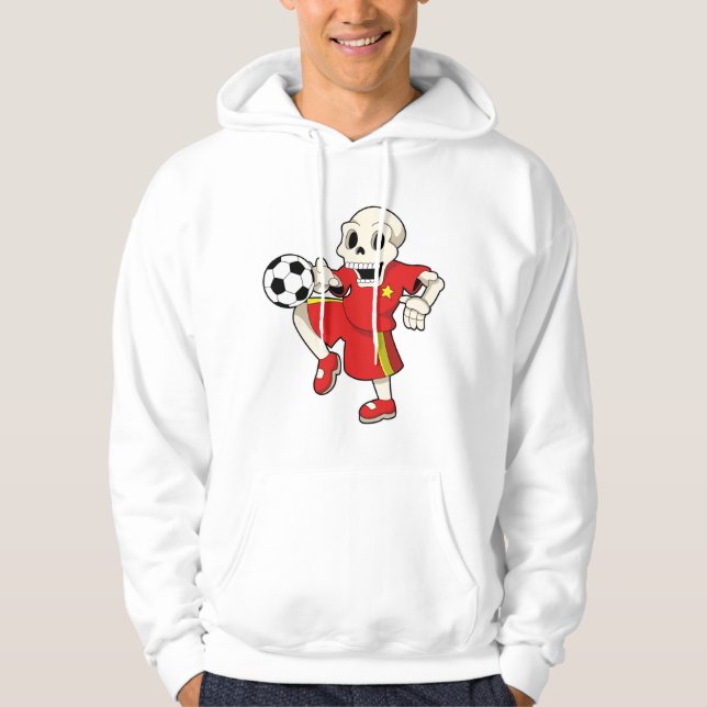 Skeleton vid sportsport hoodie (Framsida)
