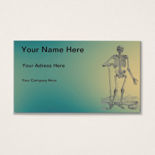 Skeleton Visitkort