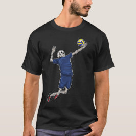 Skeleton Volleyball T Shirt