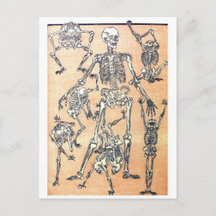 Skeleton-vykort Vykort