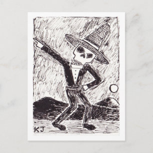 Skeleton-vykort Vykort