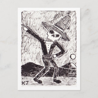 Skeleton-vykort Vykort