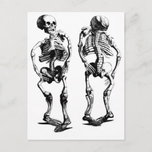 Skeleton-vykort Vykort