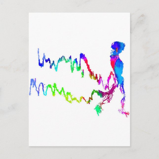 Skeleton Walk Vykort (Framsida)