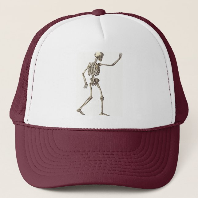 Skeleton Wave Hat Truckerkeps (Framsida)