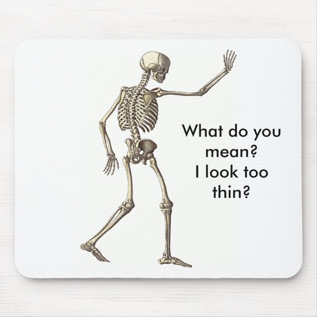 Skeleton Wave Mousepad Musmatta (Framsidan)