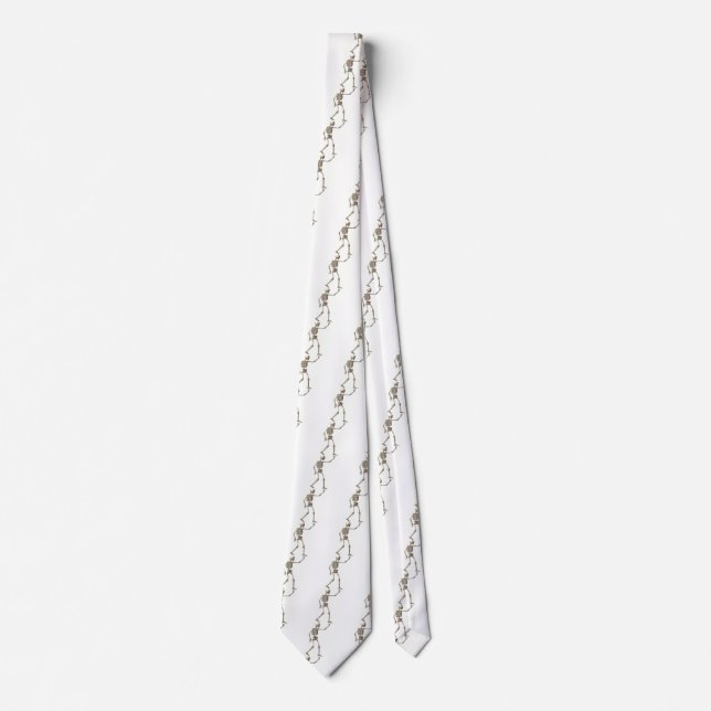 Skeleton Wave Necktie Slips (Framsida)