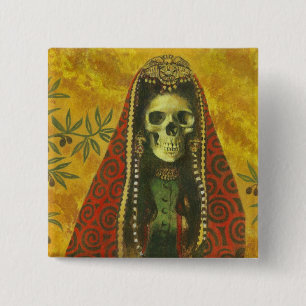 Skeleton Witch Design Knapp