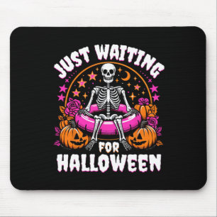 Skeleton Women Manar väntar bara på Halloween Musmatta