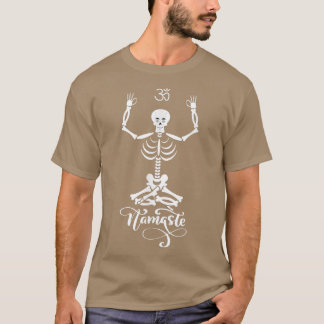 Skeleton Yogi Practicing Lotus Yoga Pose T Shirt