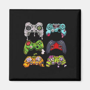 Skeleton Zombie-spelkontrollanter Halloween Gamer Magnet