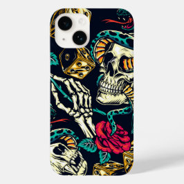 Skeletonben Teckning iphone case