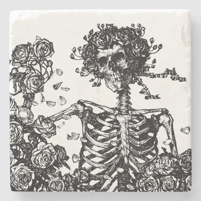 Skeletoner och Ro Stenunderlägg (Framsidan)