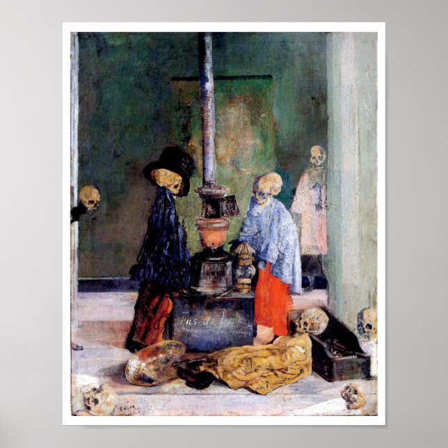 Skeletoner som varnar sig själva poster (Framsidan)