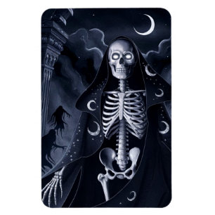 Skeletonguidens dekorrektangulära magnet