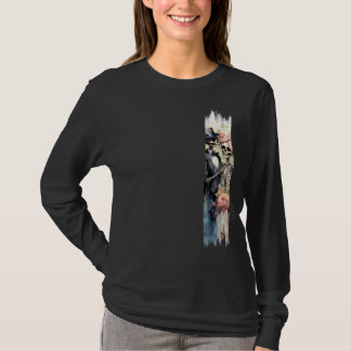 Skeletons Brushstroke-färg för yttre Kärlek T Shirt