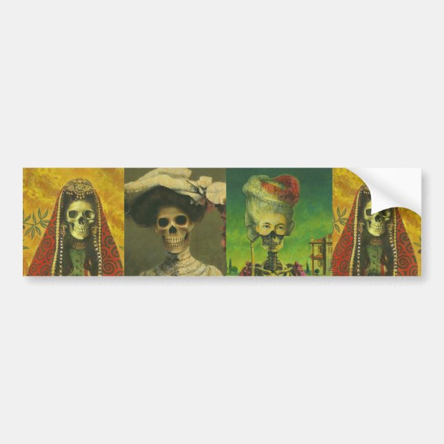 Skeletons Bumber Sticker Bildekal (Framsidan)