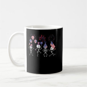 Skeletons Dancing Julens 4:e juli Ki Kaffemugg