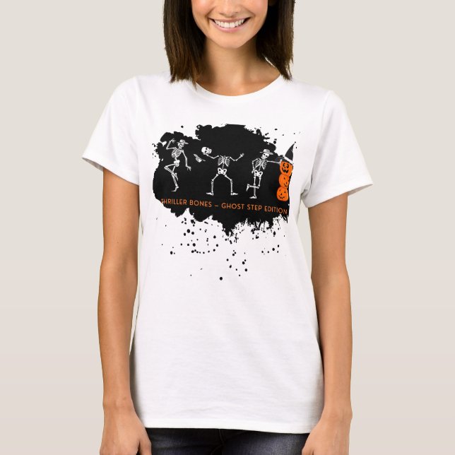 Skeletons Funny | Spooky Halloween T-Shirt (Framsida)
