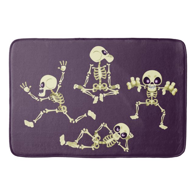 Skeletons Halloween Badrumsmatta (Framsidan)
