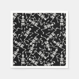 Skeletons Halloween Pappersservett