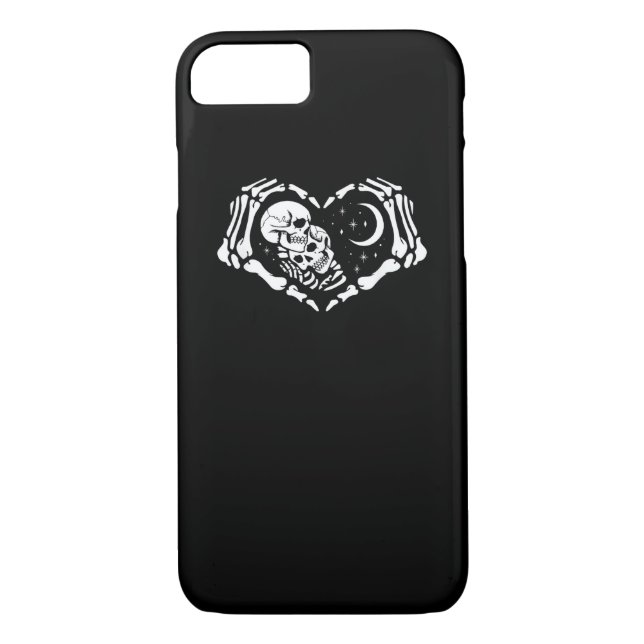 Skeletons Heart Händer Case-Mate iPhone Skal (Baksida)