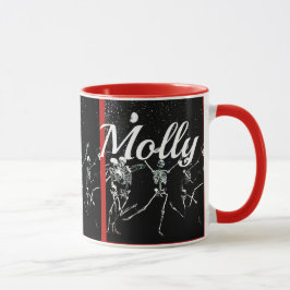 Skeletons i Moonlight kopp mugg