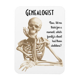 Skeletons in Closet - Genealogy Magnet