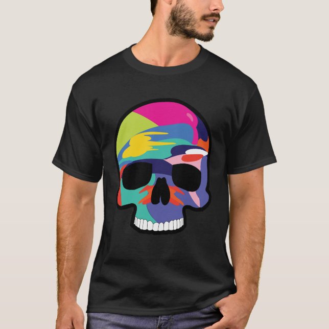Skeletons konst t shirt (Framsida)