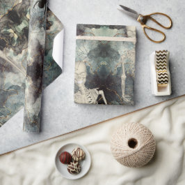 Skeletons Stigning från Ashes Halloween Craft Presentpapper