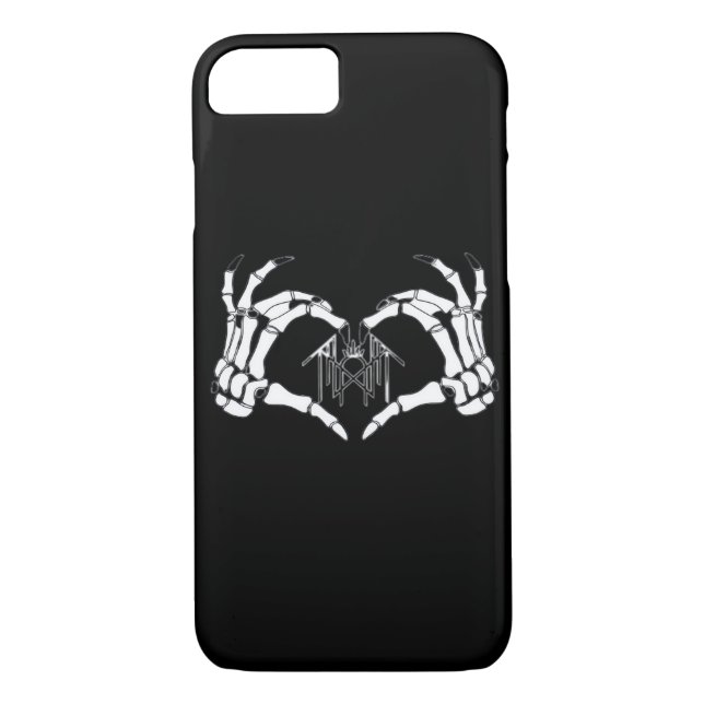 Skeletons Token Heart Händer Case-Mate iPhone Skal (Baksida)
