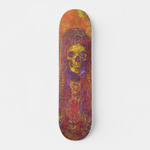 Skeletonskal för dekorativ gotin mini skateboard bräda 18,7 cm