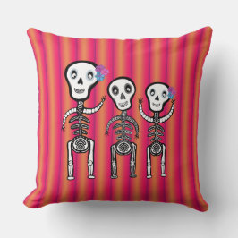 Skeletonutformning Pillow Kudde