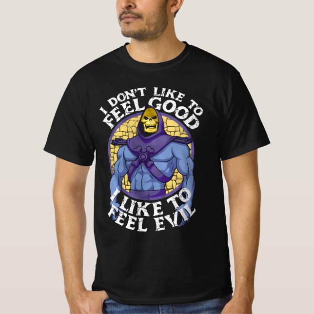 " Skeletor Manar Tecknad" T Shirt (Framsida)