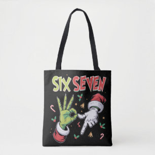 Skelett 6 7 jul sex sju meme xmas tygkasse
