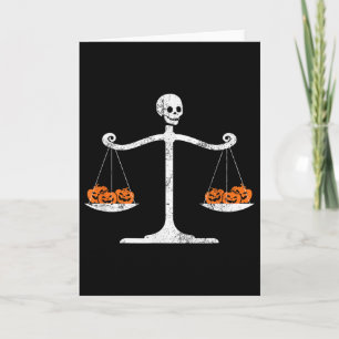 Skelett Advokat Halloween Sarcastic Jurist Ha Kort