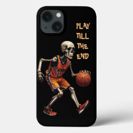 Skelett Basketspel Till Slutet