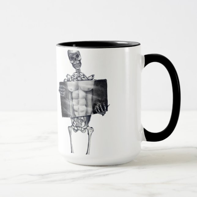 Skelett- bröstkorgröntgenstrålemuggar mugg (Höger)