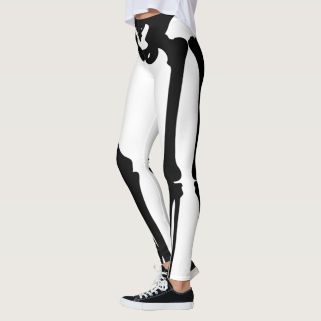 Skelett- damasker leggings (Vänster)